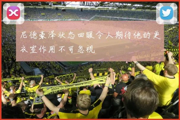 尼德豪泽状态回暖令人期待他的更衣室作用不可忽视